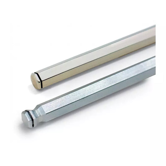 Juego de 6 llaves Allen Wiha con mango en T y sistema MagicRing, en medidas de pulgadas. Varillas cromadas de acero Cr-V-Mo para alto torque y máxima precisión en tornillos hexagonales.