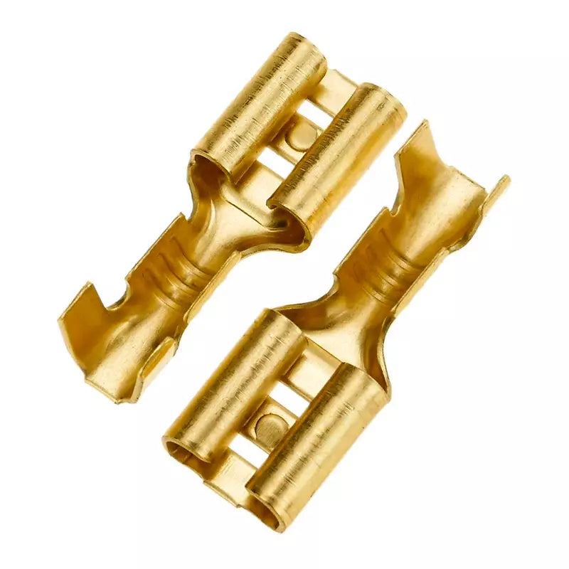Prensador Ratchet Wiha para terminales no aislados con mecanismo preciso.
