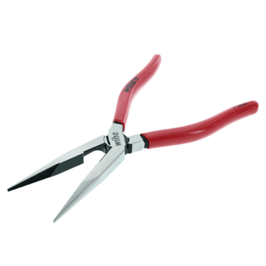 alicates de retención de punta larga wiha con empuñadura ergonómica y dynamicjoint