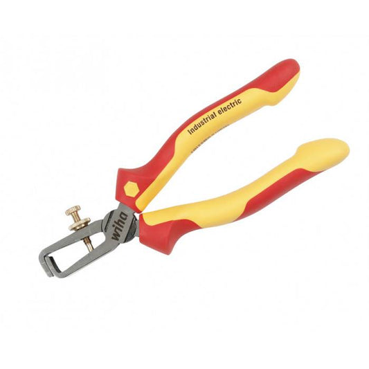Alicate pelacables aislado, Wiha, herramientas dieléctricas, pelacables 1000V, seguridad eléctrica, corte de cables.