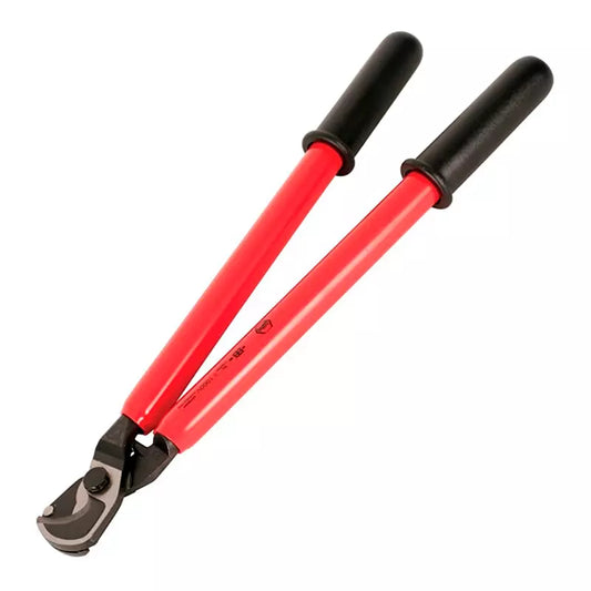 Cizalla de Dos Manos Cortacables Aislada 1000V WIHA, herramienta segura y robusta para cortar cables aislados con certificación IEC 60900.