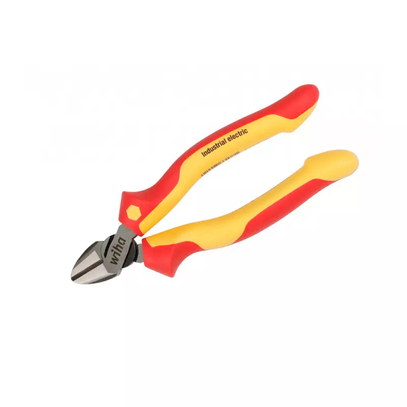 Alicate de corte diagonal aislado 1000V Wiha con mangos ergonómicos. 160mm -6.3
