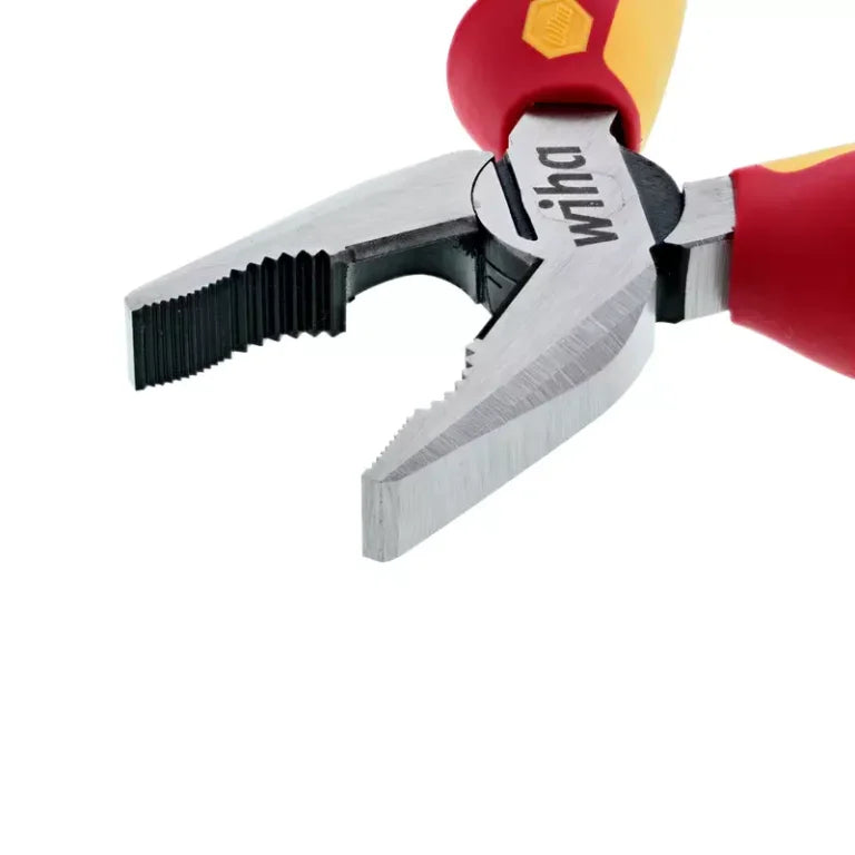 Alicate universal aislado 1000V Wiha de 8 pulgadas para electricistas.