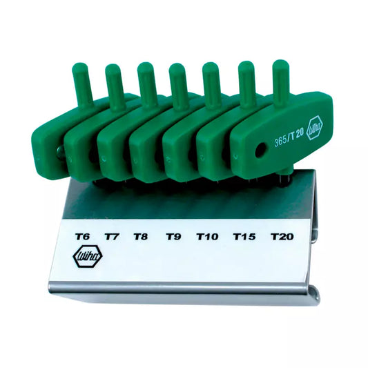 Juego de llaves TORX mango Bandera Wiha, 7 piezas, alta calidad