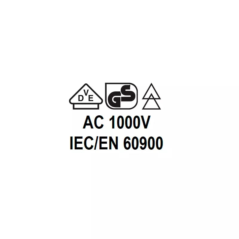 Juego de 10 destornilladores dieléctricos Wiha 1000V con mango SoftFinish para trabajos eléctricos.