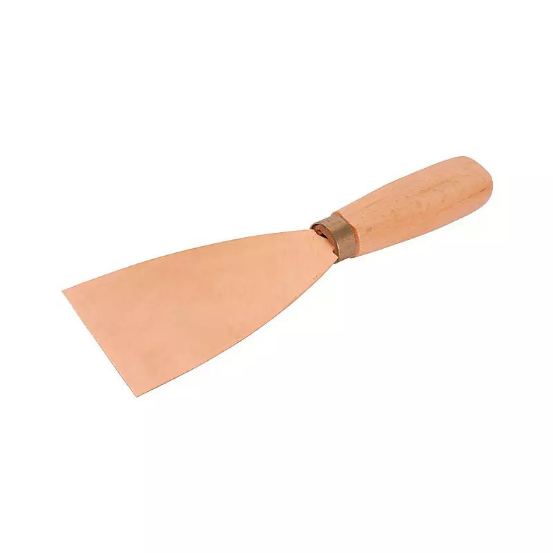 Espátula Antichispa de Bronce Flexible Endres para Remover Óxido y Pintura en Ambientes Expuestos a Riesgos Explosivos.