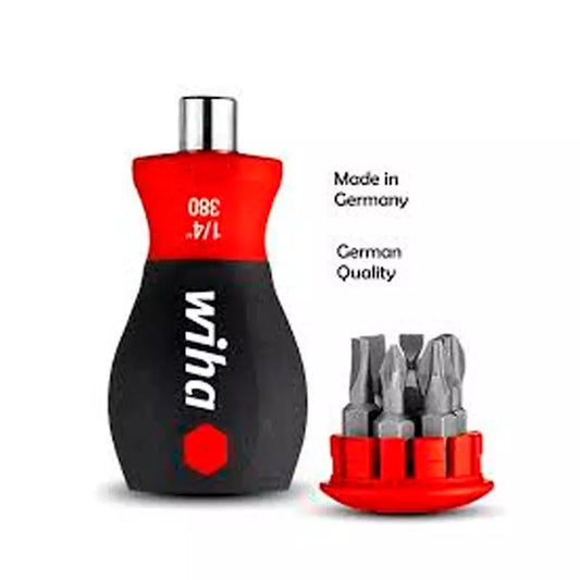 Destornillador Portapuntas Magnético Wiha 64mm - Confort y Resistencia para Profesionales