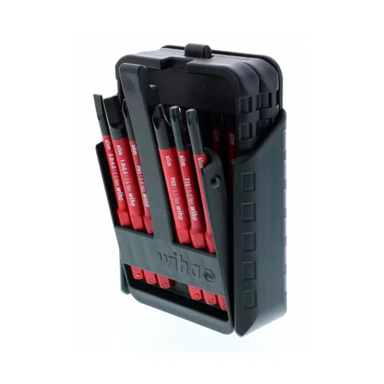 Puntas aisladas SlimLine, torquímetro TorqueVario, Wiha, herramientas eléctricas, aisladas 1000V, seguridad eléctrica.