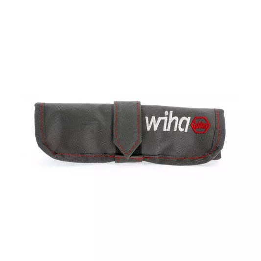 Set Torquímetro aislado 1000V Wiha con mango ergonómico, escala ajustable de torque 10–40 in/lbs, ideal para trabajos eléctricos y cuchillas termomagnéticas. Incluye varillas SlimLine y herramientas de ajuste.