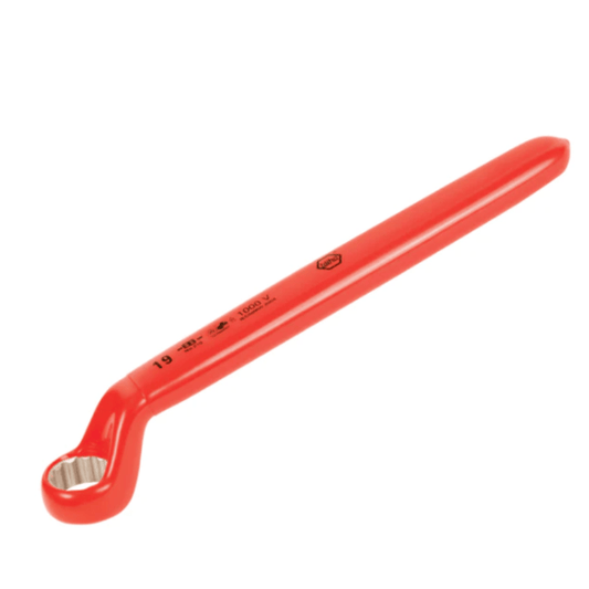 llave corona acodada aislada wiha 1000v pulgadas astm f1505 csa 24.mm