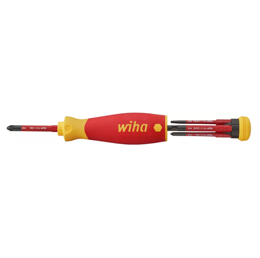 multi destornillador dieléctrico pocketmax slimline con puntas aisladas para electricistas