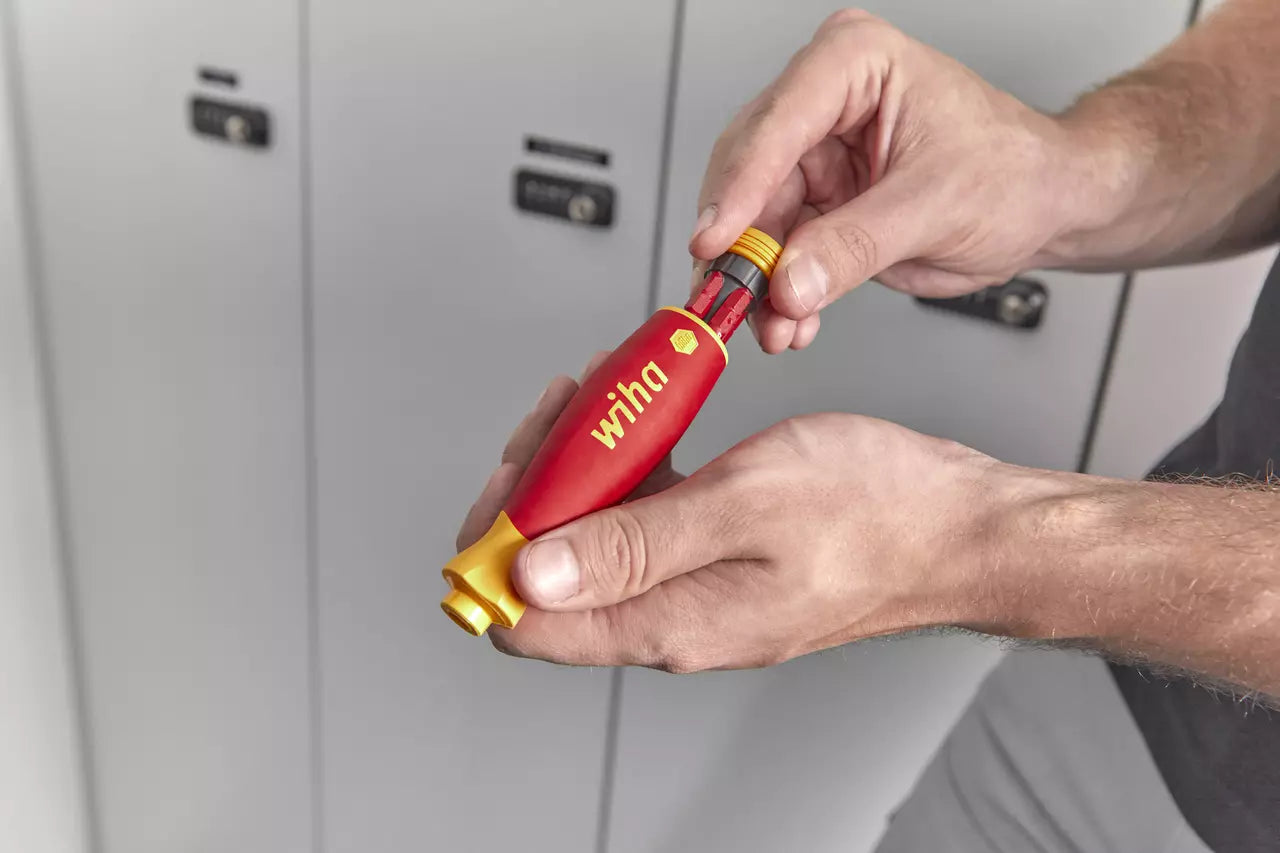 multi destornillador dieléctrico pocketmax slimline con puntas aisladas para electricistas