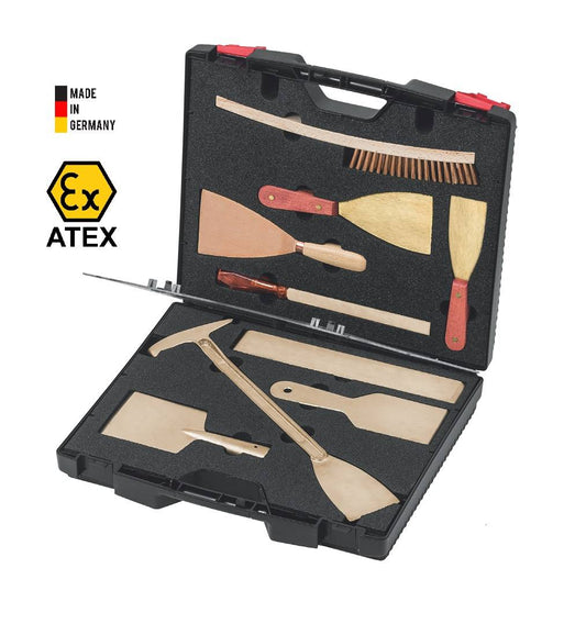 Kit de Herramientas de Limpieza Antichispa para Óxido y Pintura Endres - Certificadas Bronce-Aluminio